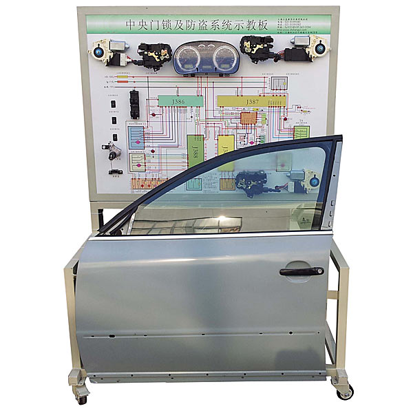 汽車電動車門系統(tǒng)示教板,車窗與中控門鎖實訓臺